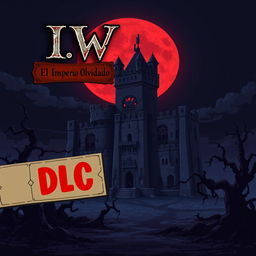 A pixel art cover illustration for a video game titled 'I