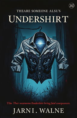 A captivating book cover illustration depicting a mysterious and slightly eerie scene