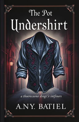 A captivating book cover illustration depicting a mysterious and slightly eerie scene