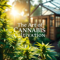 A captivating book cover design for 'The Art of Cannabis Cultivation'