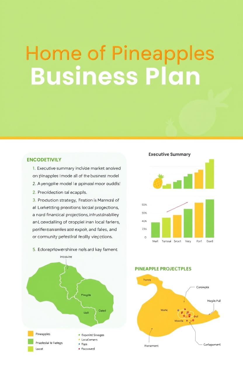 A professional and comprehensive business plan for 'Home of Pineapples (HOP)', focusing on pineapple production in Bagamoyo, Tanzania
