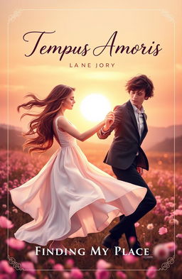 A beautifully designed book cover for the title 'Tempus Amoris: Finding My Place'