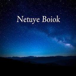 A visually captivating book cover in a 6:9 aspect ratio featuring a starry night sky filled with countless shimmering stars