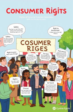 An informative illustration depicting various consumer rights