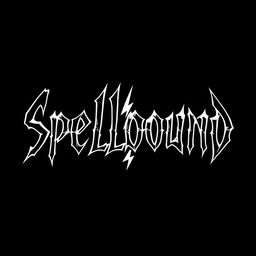 A bold and striking logo for a classic hard rock band named 'Spellbound'