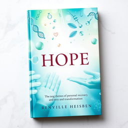A visually impactful book cover that conveys a sense of hope and transformation
