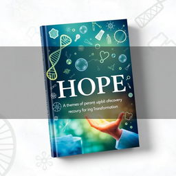 A visually impactful book cover that conveys a sense of hope and transformation