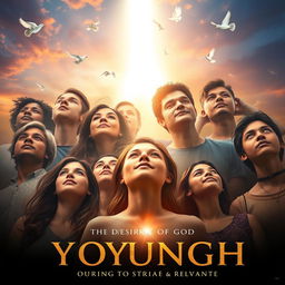 A captivating movie poster that symbolizes the desire of God for young people in today's time