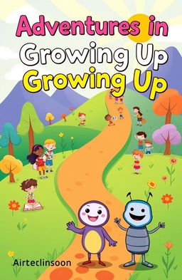 A vibrant and engaging cover design for a self-help book aimed at children aged 8-12