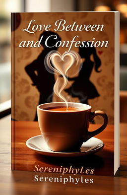 A captivating book cover featuring a warm, inviting cafe scene