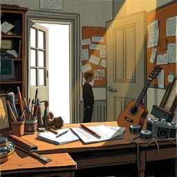 A thought-provoking illustration of the theme "The Power of Ignored Skills"