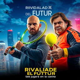 A movie poster titled 'Rivalidad del Futuro'