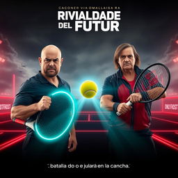 A movie poster titled 'Rivalidad del Futuro'