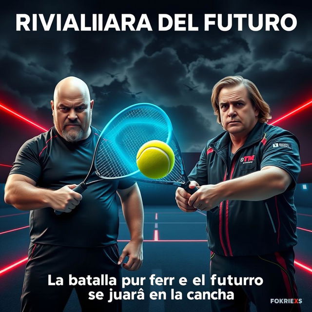 A movie poster titled 'Rivalidad del Futuro'