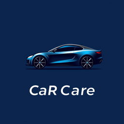 A sleek and modern logo design for a car manufacturer, featuring a stylized silhouette of a car in motion, accented with bold, dynamic lines to convey speed and innovation