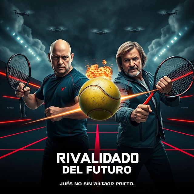 A movie poster titled 'Rivalidad del Futuro'