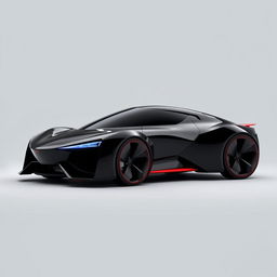 A sleek and modern EvoDrive X1 car showcased against a plain background