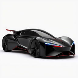 A sleek and modern EvoDrive X1 car showcased against a plain background