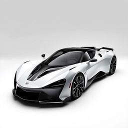 A sleek EvoDrive X1 sports car showcased against a plain background