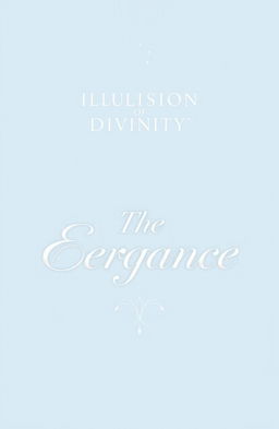 Cover illustration for the series 'The Illusion Of Divinity', titled 'The Eergance'