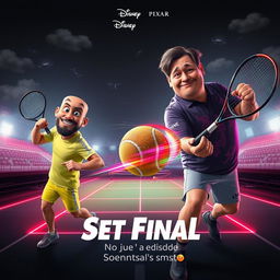 A movie poster titled 'Set Final' in Disney Pixar style