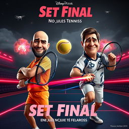 A movie poster titled 'Set Final' in Disney Pixar style