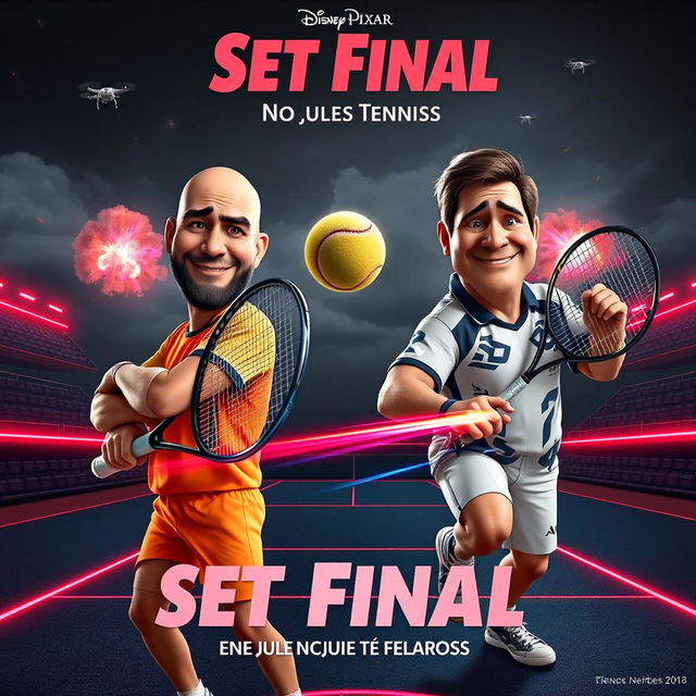 A movie poster titled 'Set Final' in Disney Pixar style