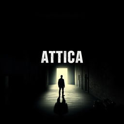 A dramatic poster for the film titled 'Attica'