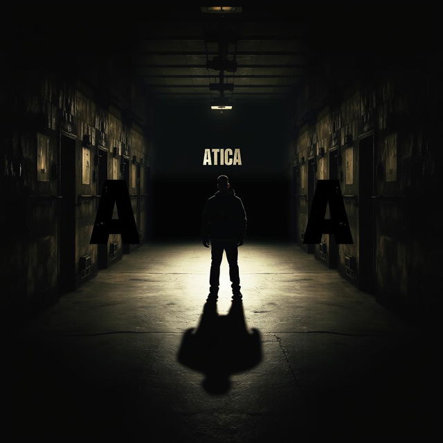 A dramatic poster for the film titled 'Attica'