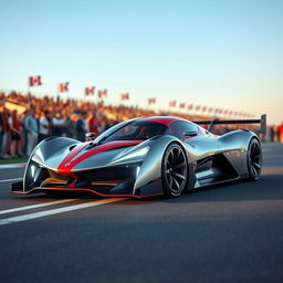 A futuristic family car designed to win the 24 Hours of Le Mans