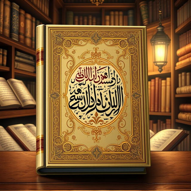 A beautifully illustrated version of the book 'Oldest Manuscript of Quran' by Golam Mahammad, showcasing intricate calligraphy, ornate decorations, and rich colors typical of ancient Islamic manuscripts