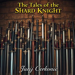 A grand castle wall overflowing with an array of swords, each one featuring intricate and artistically crafted pommels that reflect a variety of historical influences