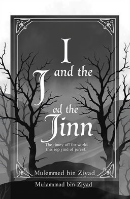 A book cover illustration featuring a mysterious and captivating design about jinn