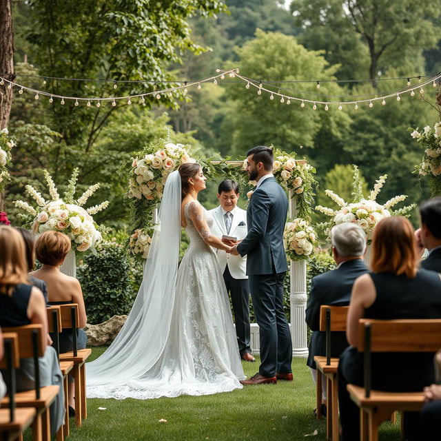 A stunning and enchanting wedding scene titled 'Perfect Pact