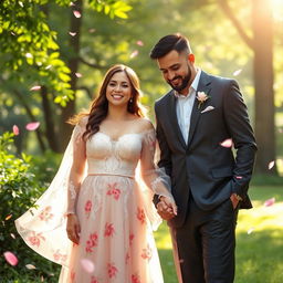 A heartfelt and divine portrait of a husband and wife depicted as 'God's Gift