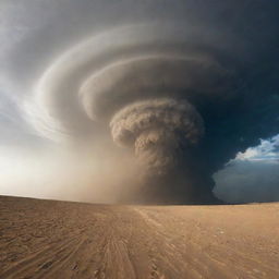 As quickly as it descended, the divine cyclone dissipates at the command of Allah. The skies clear, leaving behind a storm-ravaged Egypt etched with the consequences of defiance against divine will.