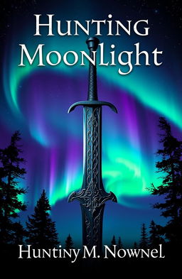 A captivating book cover for the fantasy novel 'Hunting Moonlight'