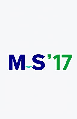 A modern and sleek logo design featuring the text 'MSS'17'