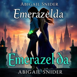 A captivating fantasy book cover titled "Emerazelda" by Abigail Snider