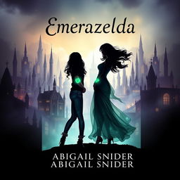 A captivating fantasy book cover titled "Emerazelda" by Abigail Snider