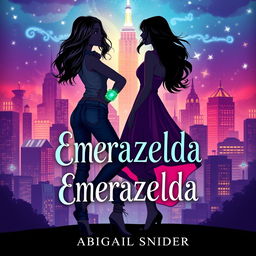 A stunning fantasy book cover titled "Emerazelda" by Abigail Snider