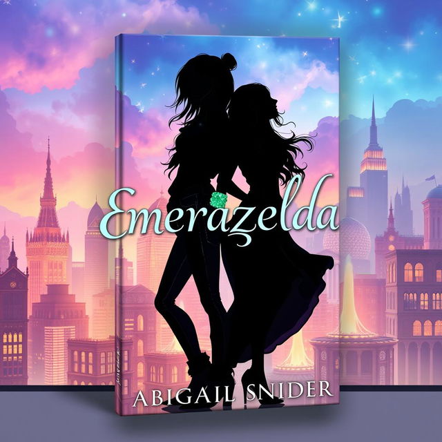 A stunning fantasy book cover titled "Emerazelda" by Abigail Snider