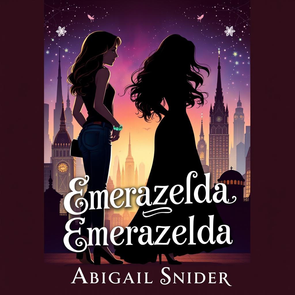 A stunning fantasy book cover titled "Emerazelda" by Abigail Snider