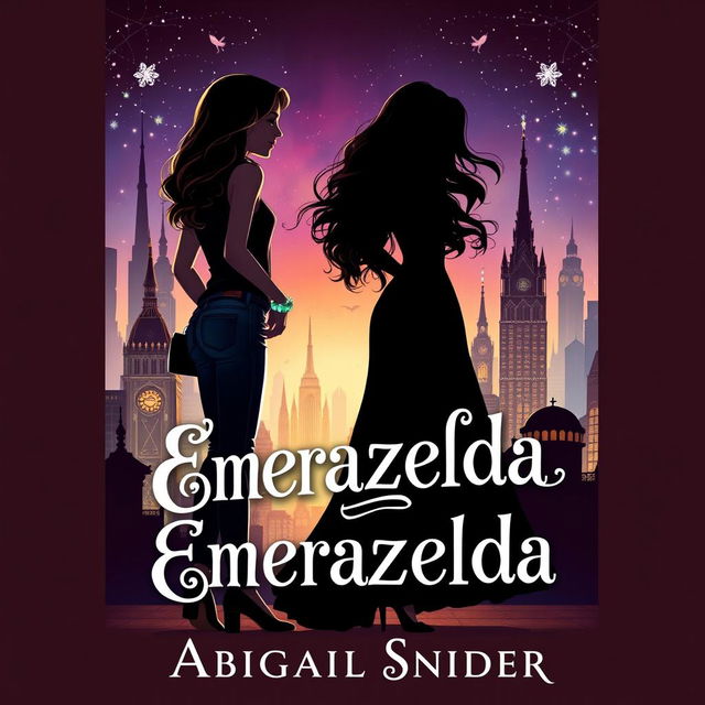 A stunning fantasy book cover titled "Emerazelda" by Abigail Snider