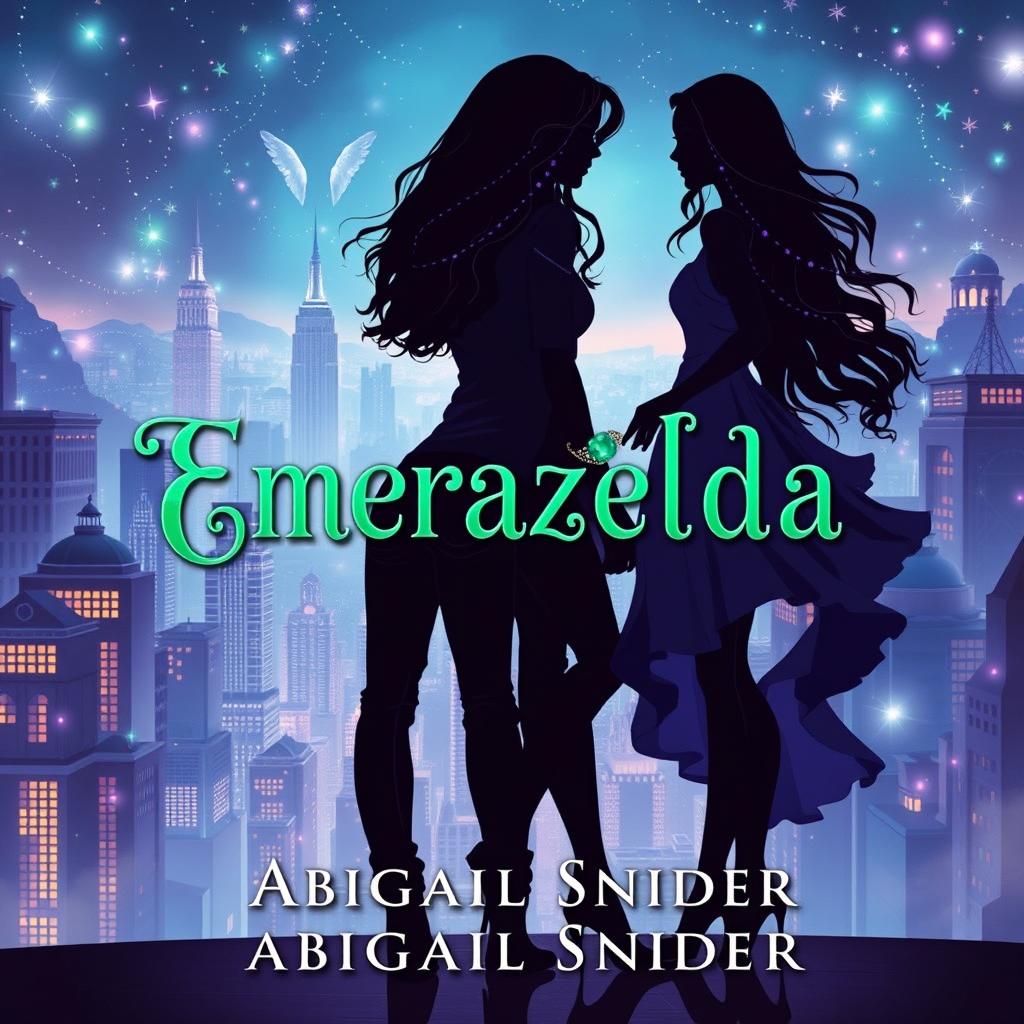 An enchanting fantasy book cover titled "Emerazelda" by Abigail Snider