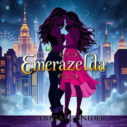 An enchanting fantasy book cover titled "Emerazelda" by Abigail Snider