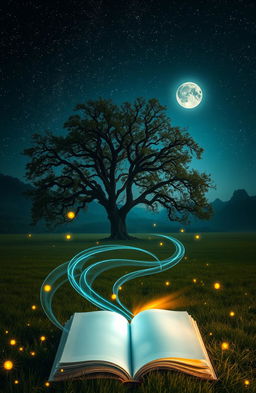 An ethereal and mystical scene capturing the essence of 'The Unwritten Story'