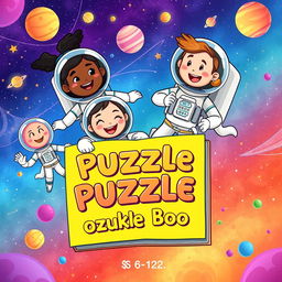 A colorful and engaging book cover designed for children aged 6 to 12 years