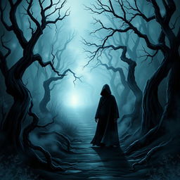 An enchanting and intriguing adult book cover design, illustrated in a captivating style that evokes a sense of mystery and thrill