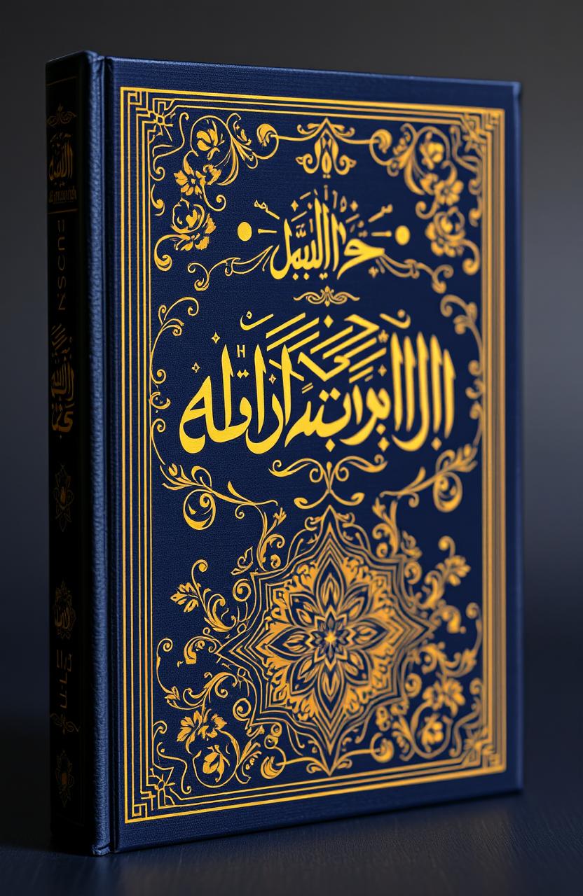 A beautifully designed book cover for the classical text 'Al-Ajrumiyyah'